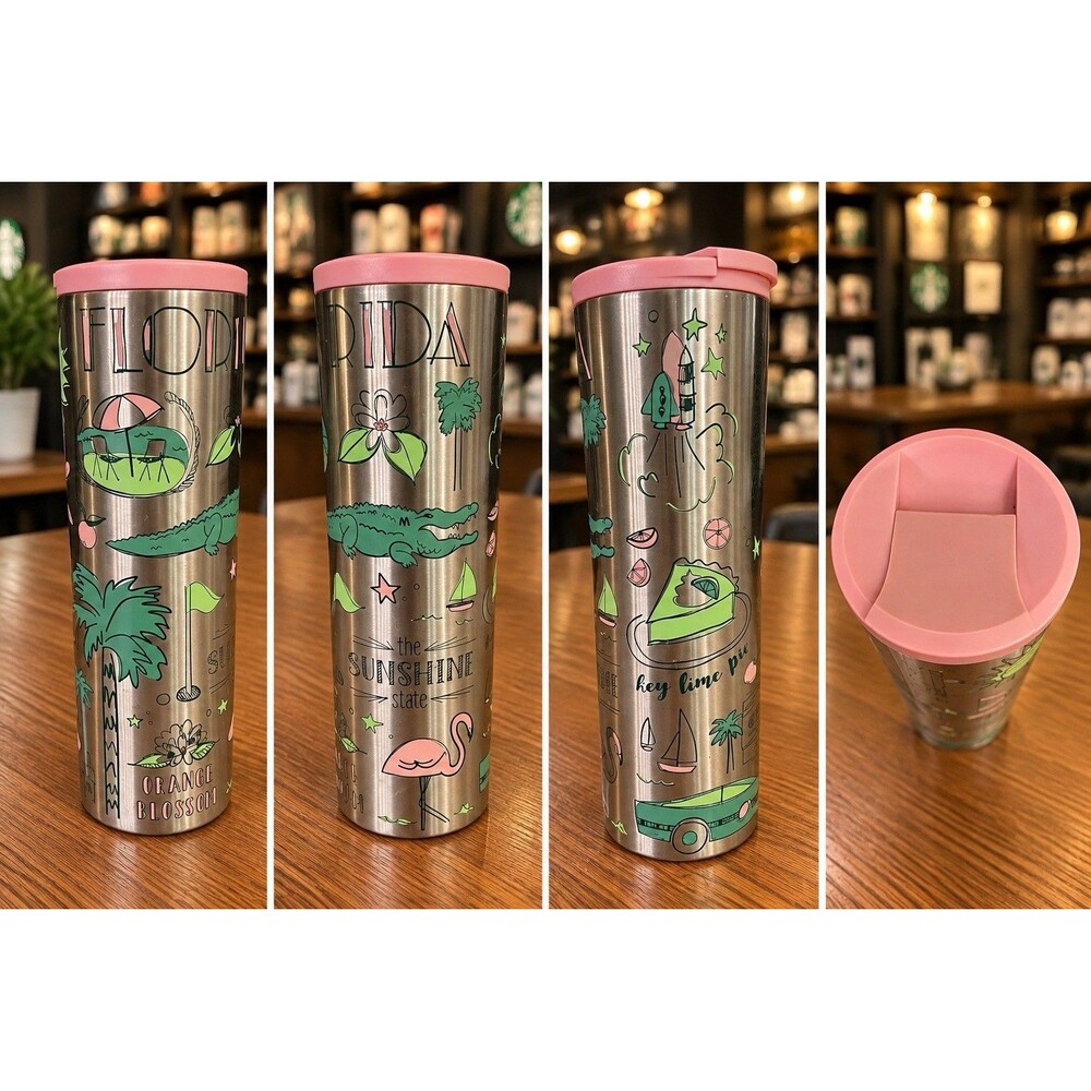 Starbucks 2021 Been There State Series Tumbler Cup Florida 16 oz. New